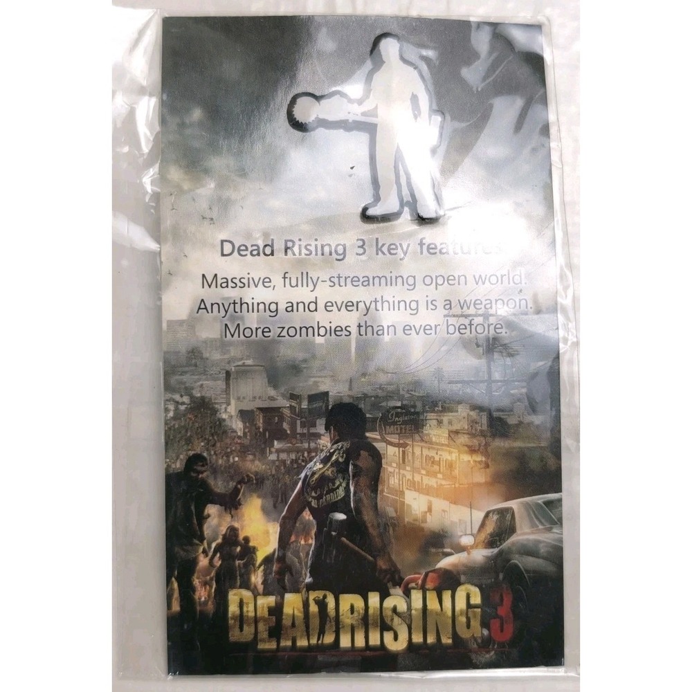 Xbox One Dead Rising 3 Enamel Pin Microsoft ExpertZone Employee Promo NEW